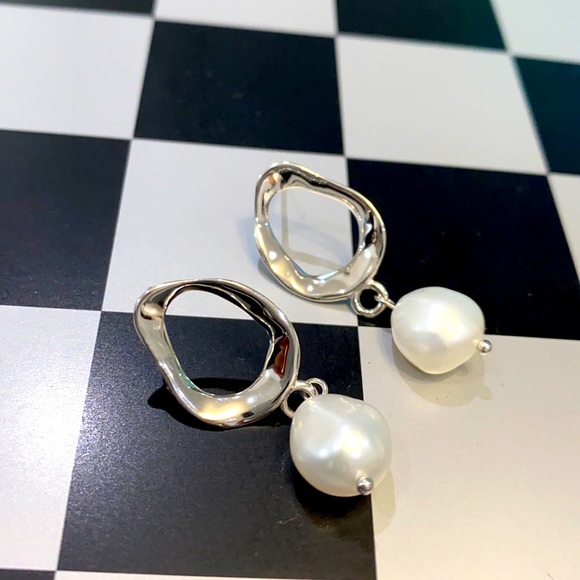 COPY - Earrings fresh water pearl - Picture 1 of 2